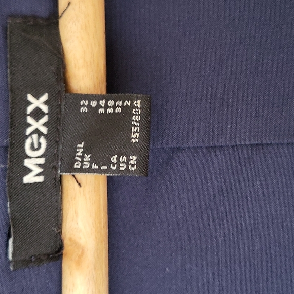 MEXX Mini Dress Lined Navy Size US 2 / 32 Short Sleeve - Picture 3 of 7